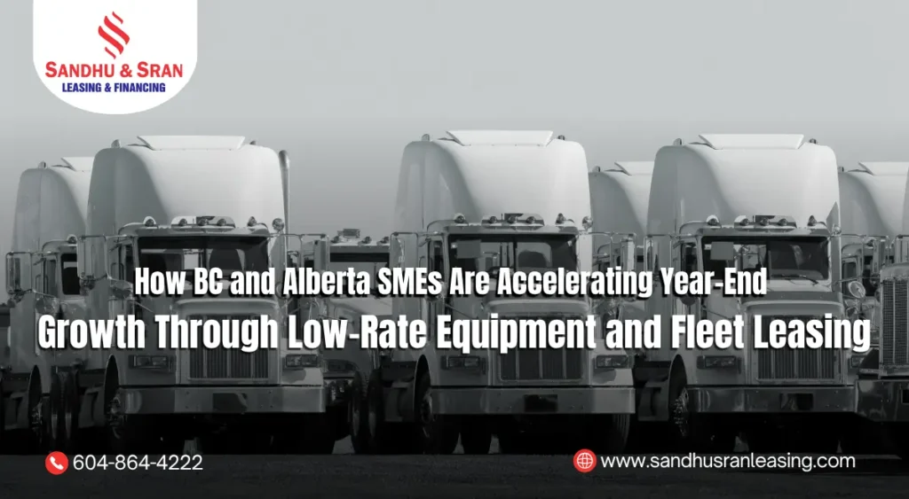 How BC and Alberta SMEs Are Accelerating Year-End Growth Through Low-Rate Equipment and Fleet Leasing
