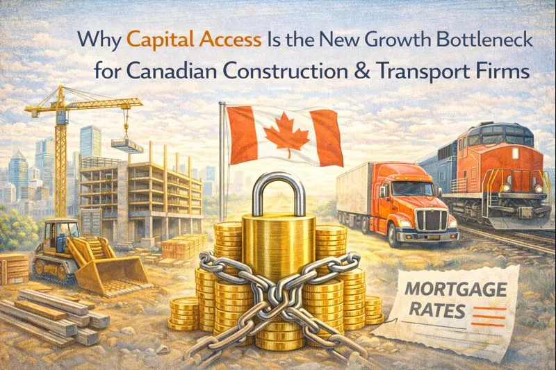 Why Capital Access Is the New Growth Bottleneck for Canadian Construction & Transport Firms